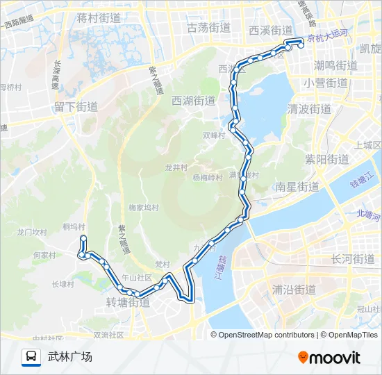318路 Bus Line Map