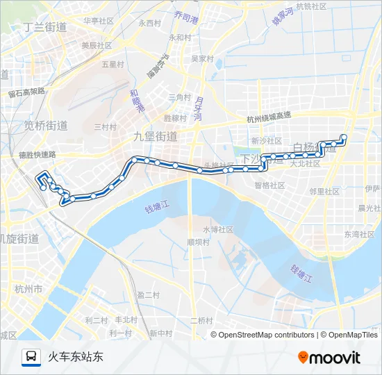 320路 Bus Line Map