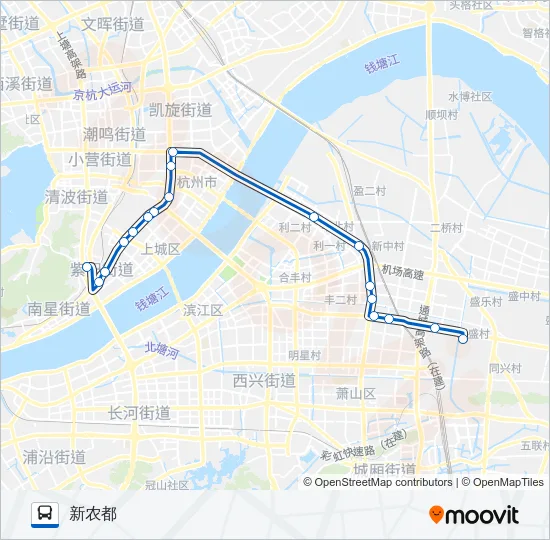322路 Bus Line Map
