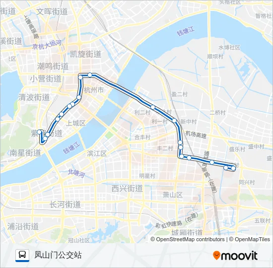 322路 Bus Line Map
