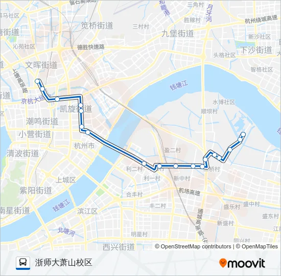 323路 Bus Line Map