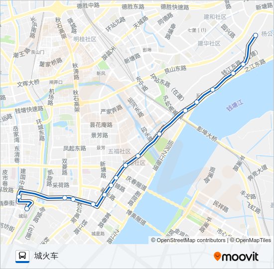 公交325路的线路图