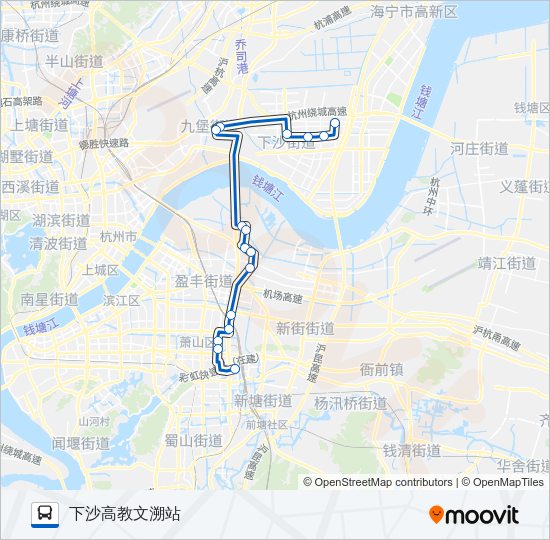 公交328路的线路图