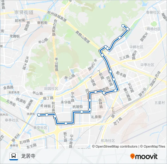 329路 Bus Line Map