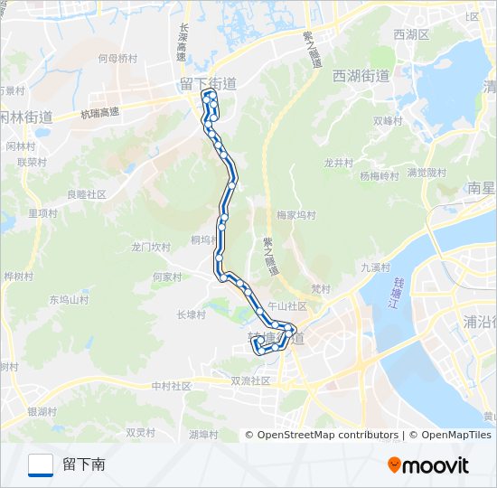 公交331路的线路图