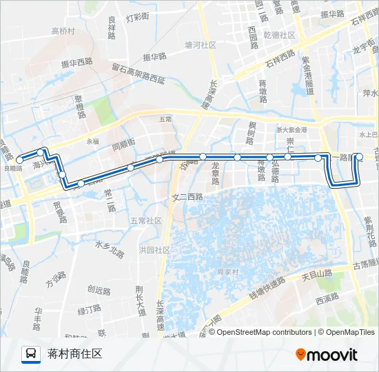 332路 Bus Line Map