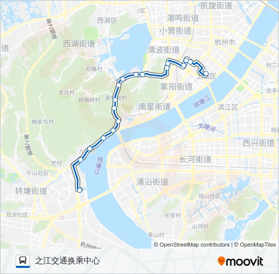 334路 Bus Line Map