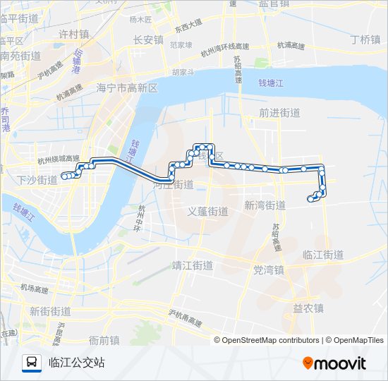 公交337路的线路图