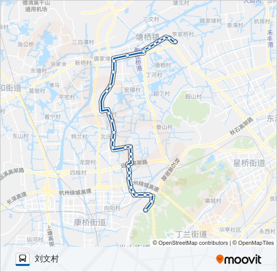 公交341路的线路图