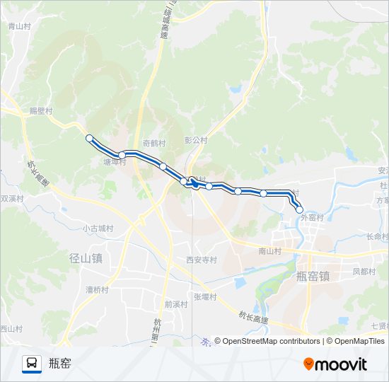 343路 bus Line Map