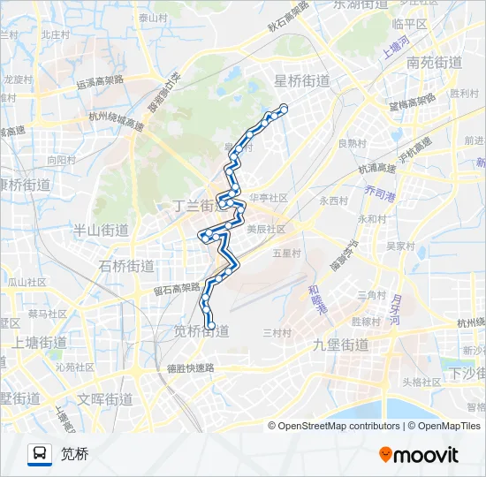 345路 Bus Line Map