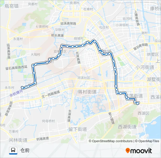 公交349路的线路图