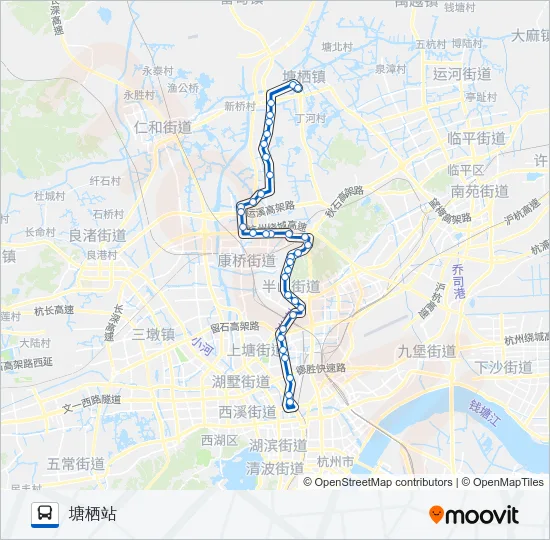 350路 Bus Line Map