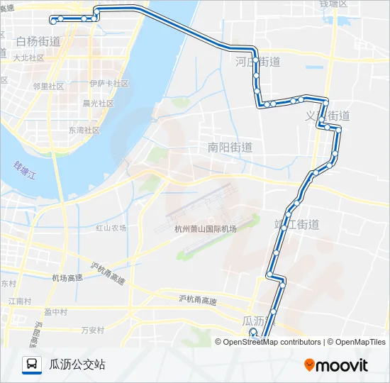 351路 Bus Line Map