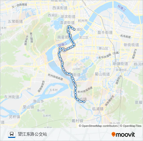 352路 Bus Line Map