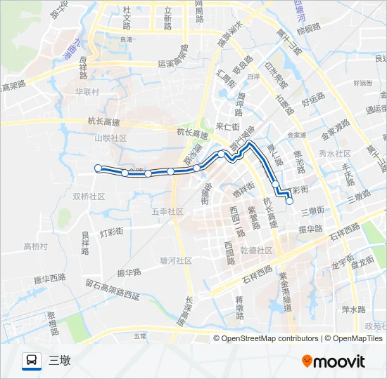 353路 Bus Line Map