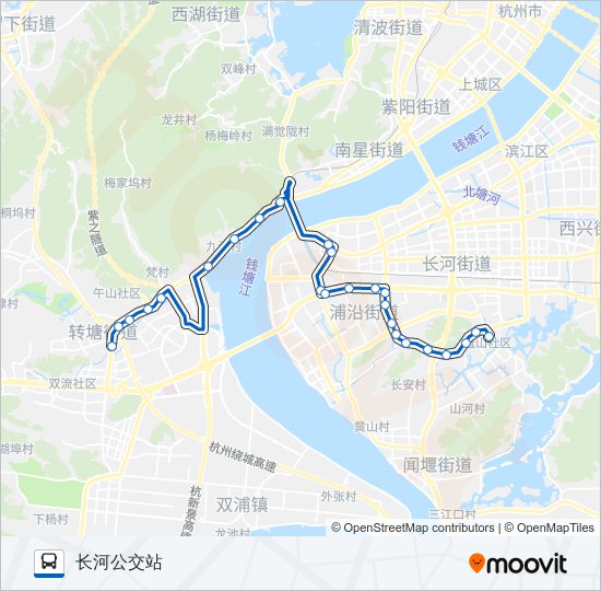 公交354路的线路图