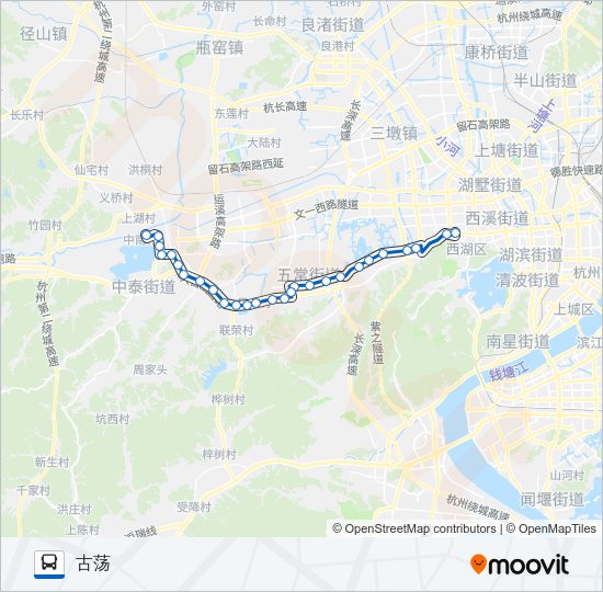 公交356路的线路图