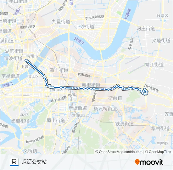 360路 Bus Line Map