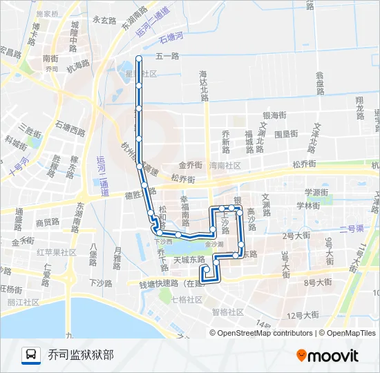 363路 Bus Line Map