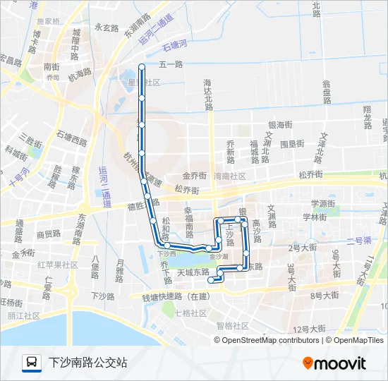 363路 Bus Line Map