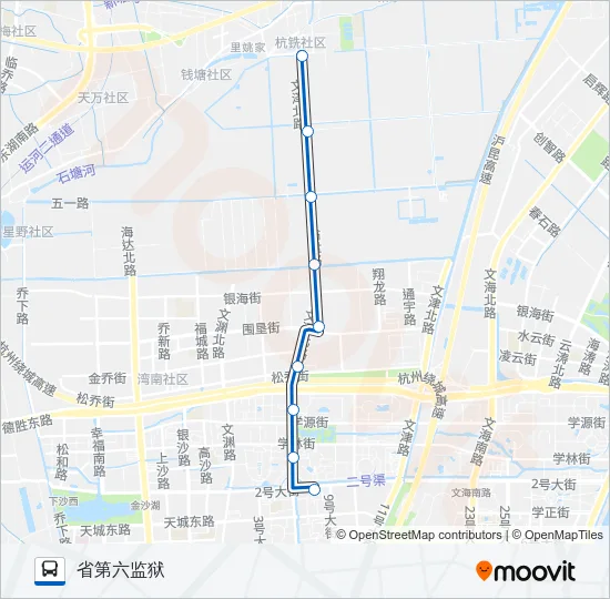 公交364路的线路图