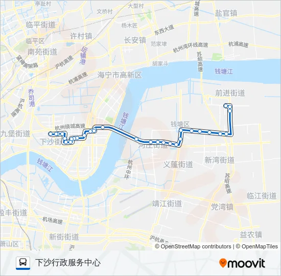 366路 Bus Line Map