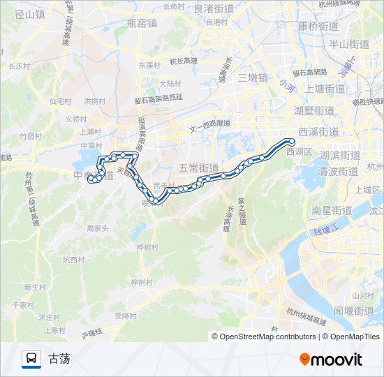 公交367路的线路图