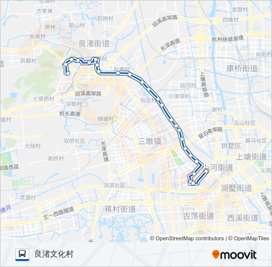 公交372路的线路图