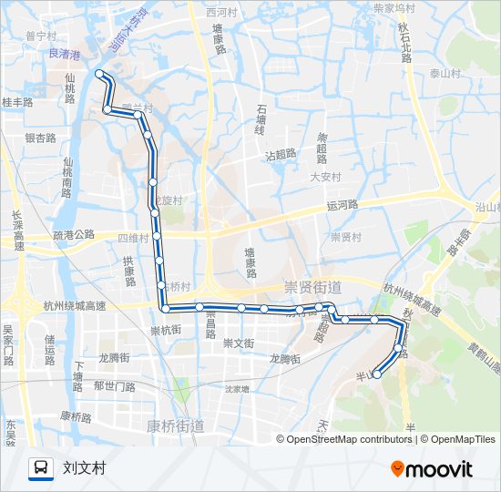 公交379路的线路图