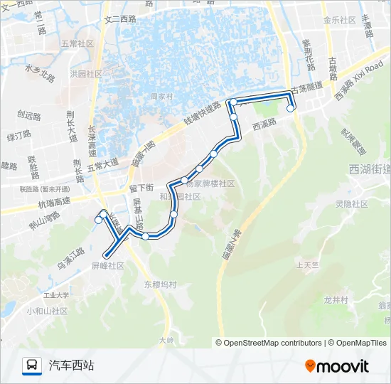 381路 Bus Line Map