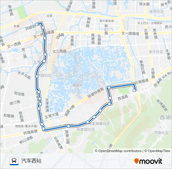 382路 Bus Line Map