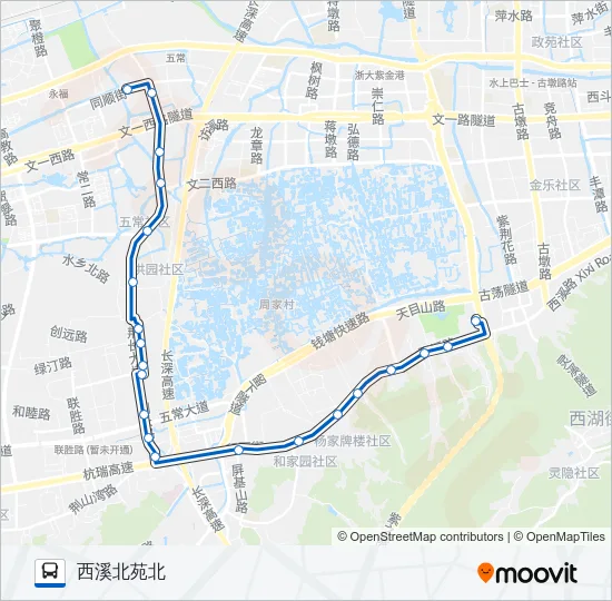 382路 Bus Line Map
