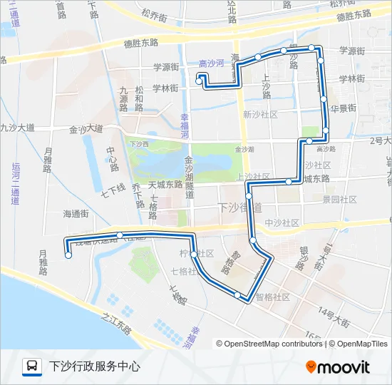 383路 Bus Line Map