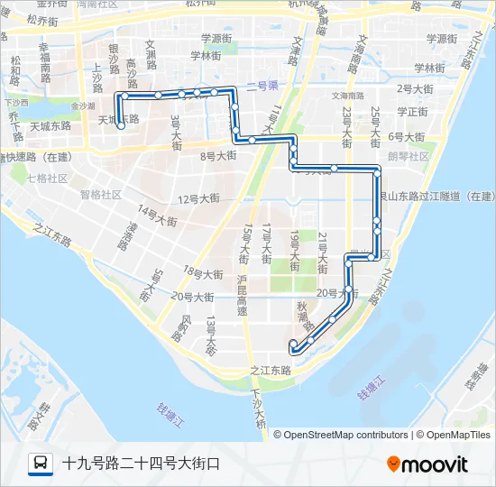 384路 Bus Line Map