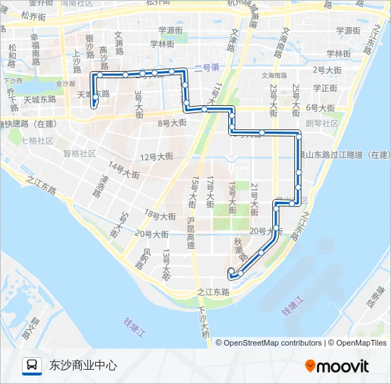 384路 Bus Line Map