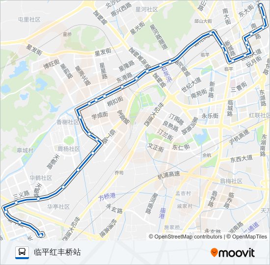 公交386路的线路图