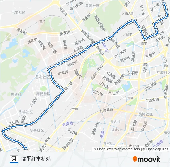 386路 Bus Line Map