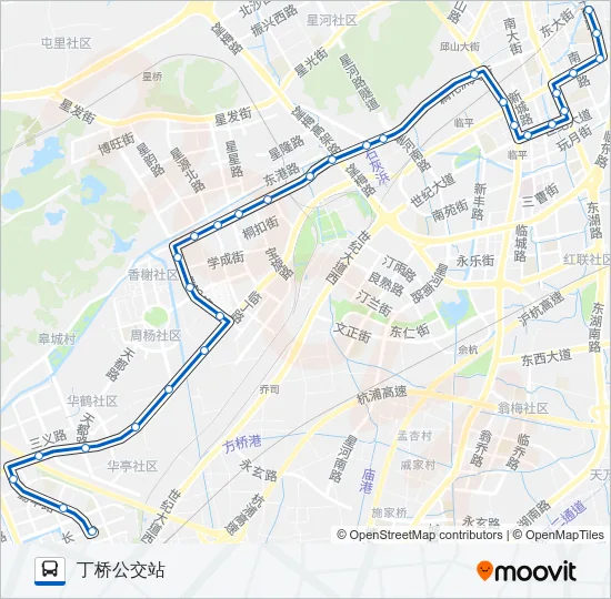 386路 Bus Line Map