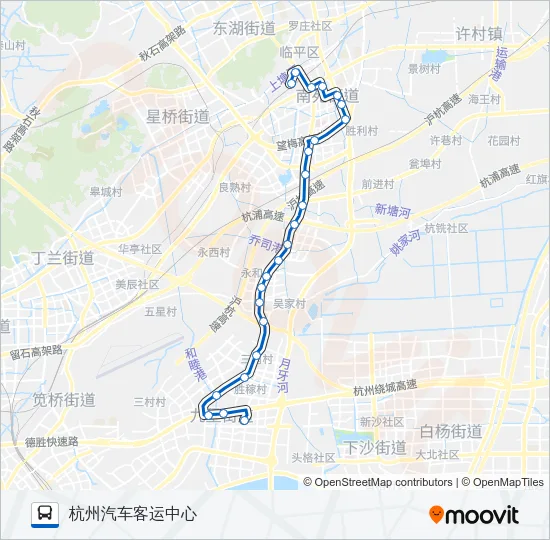 387路 Bus Line Map