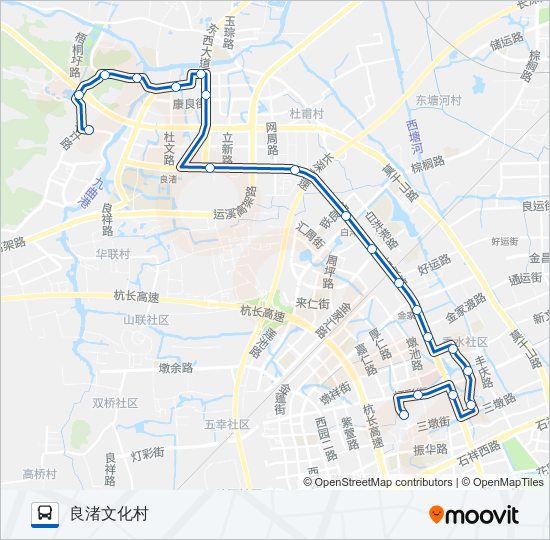 公交389路的线路图