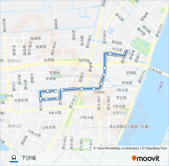 390路 Bus Line Map