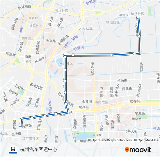 392路 Bus Line Map