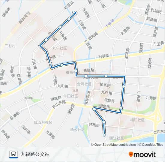393路 Bus Line Map