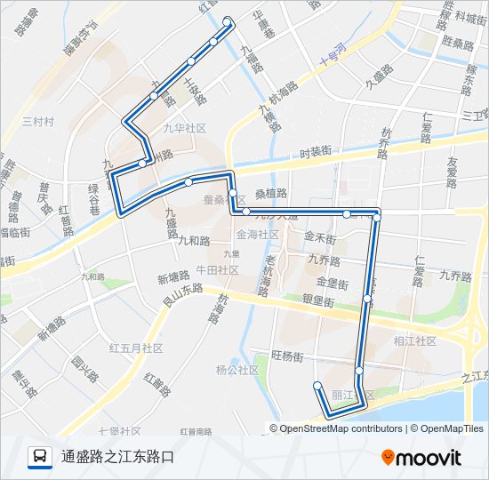 公交393路的线路图