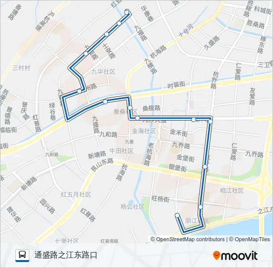 393路 Bus Line Map