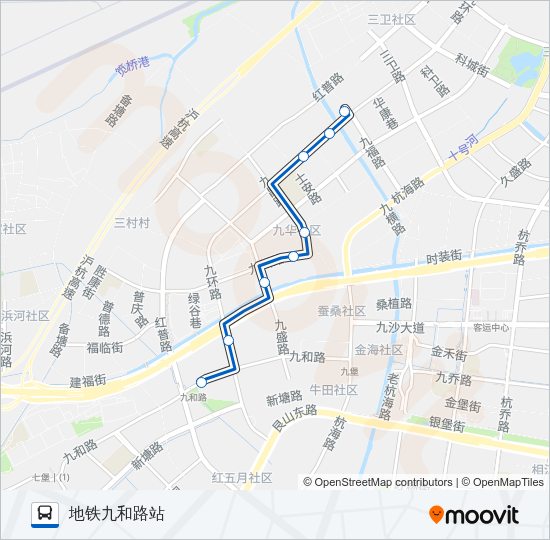 公交394路的线路图
