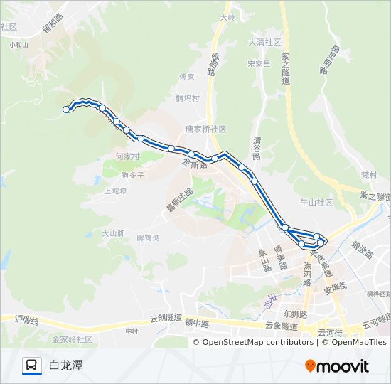 395路 bus Line Map