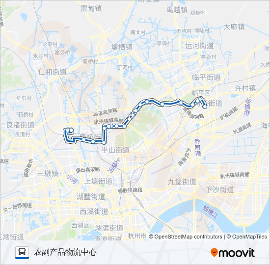 公交397路的线路图
