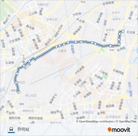 398路 bus Line Map